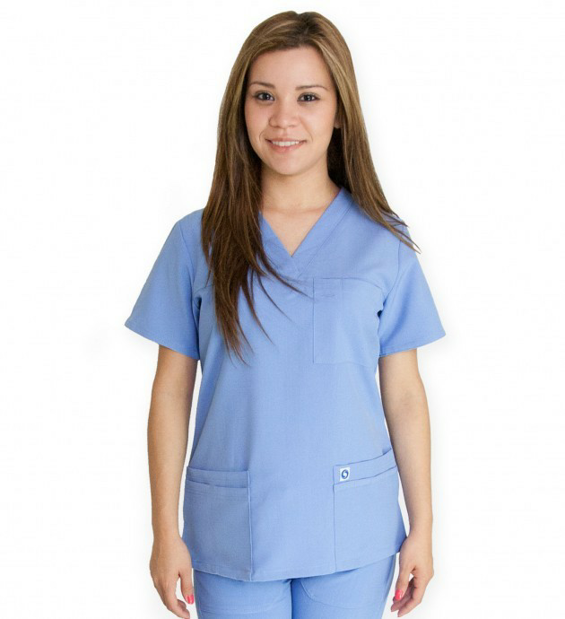 9512C SPORTY V-NECK TOP