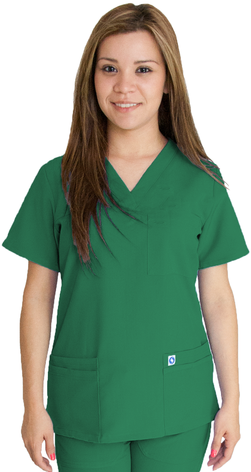 9512C SPORTY V-NECK TOP