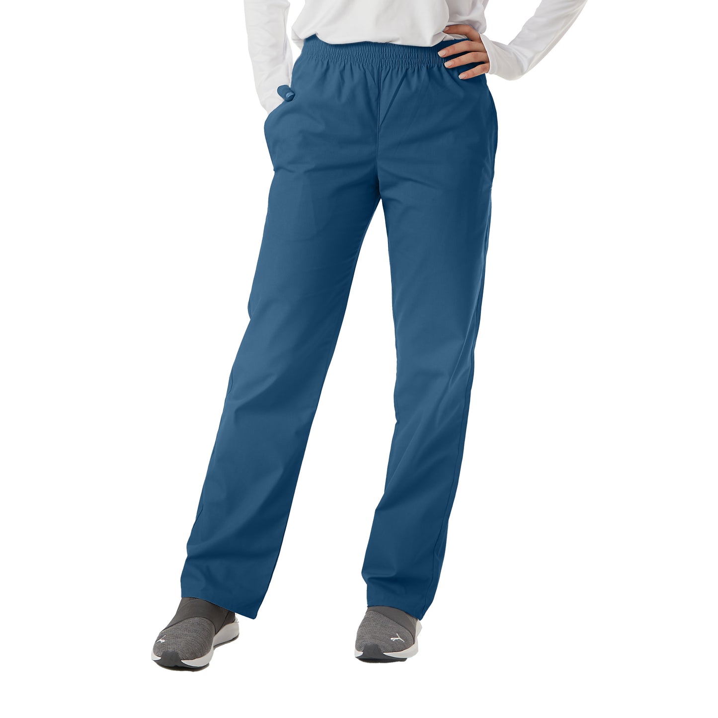 Petite UltraSoft Classic Elastic Scrub Pant - 300CP