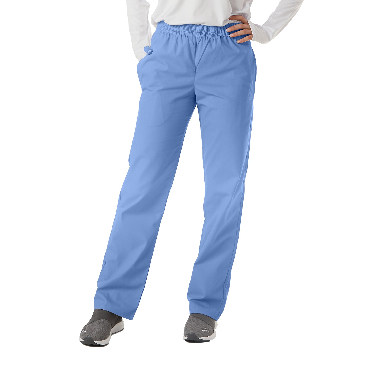 Petite UltraSoft Classic Elastic Scrub Pant - 300CP