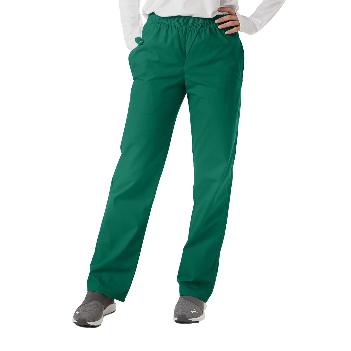 Petite UltraSoft Classic Elastic Scrub Pant - 300CP