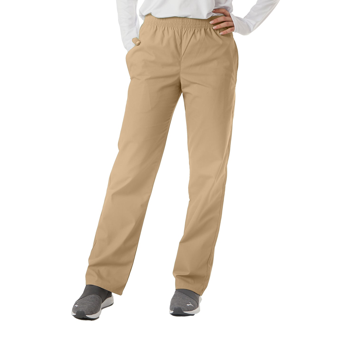 Petite UltraSoft Classic Elastic Scrub Pant - 300CP