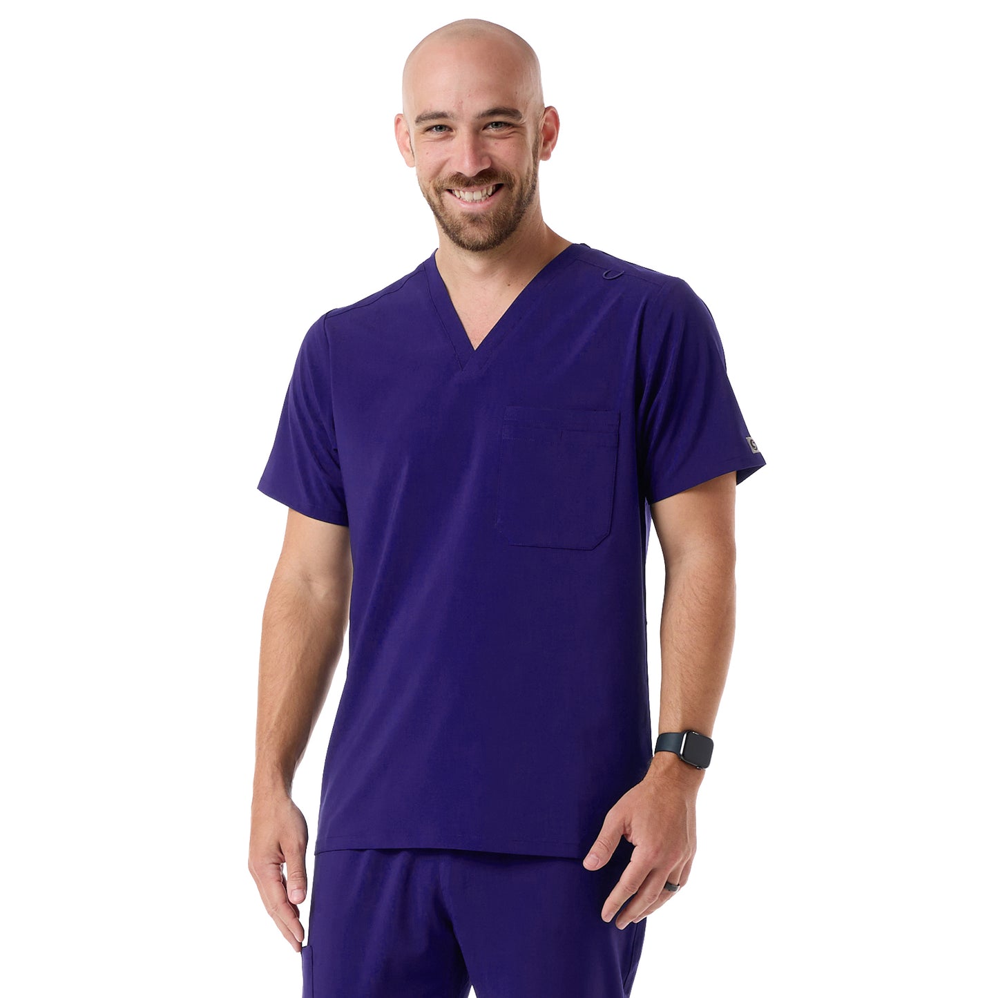 Men Multi-Pocket Ultrastretch Scrub Top - (620)