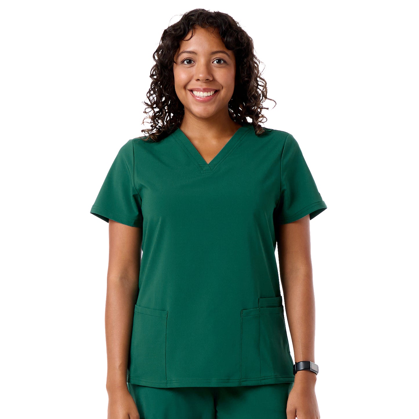 Ladies Multi-Pocket Ultrastretch Scrub Top - (625)