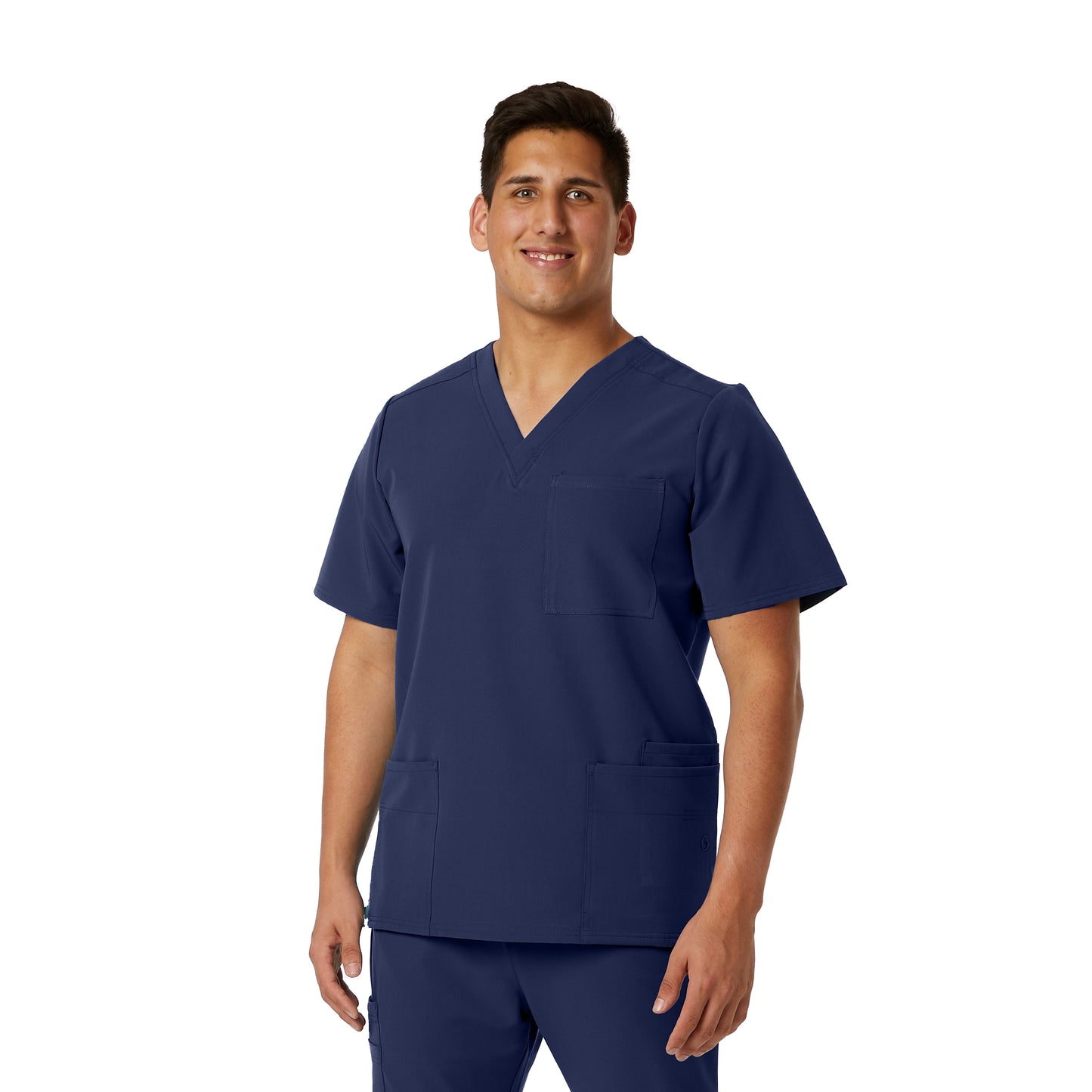 Men's Multi-Pocket 4-way stretch scrub top - (820)