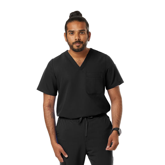 Men's Tuckable 4-way stretch scrub top - (821)