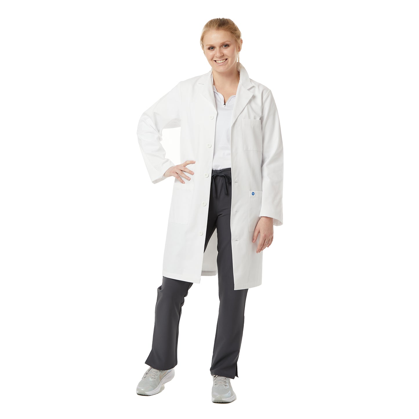 40” Unisex Twill Antimicrobial Lab Coat - (421A)